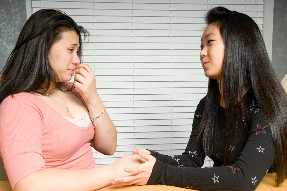 picture of a woman receiving counseling